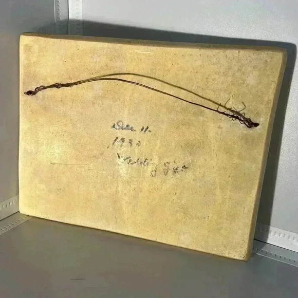 Vtg Osborne Ivorex Hanging Wall Plaque Ann Hathaways Cottage Shottery 3D Rustic - Picture 4 of 6